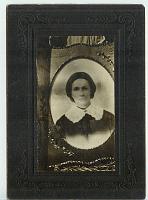  This is a picture of Martha Ann Cowel (1819-1872), daughter of Samuel Cowel and Ann Elizabeth Cook. Martha was the wife of Charles Stewart Speed and the mother of Henry Lewis Speed. Her brother, William Henry Cowel, was the father of Lena Cowel who married Rueben Clay Burdette. This picture of Martha was believed to have been taken in Weakley County, TN circa 1870.
